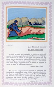 Os alemães usam gás cloro, Ypres, 22 de abril de 1915, 1919