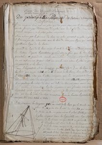 198 Page do Tratado de Seções Cônicas, 1788