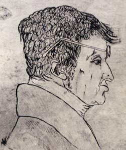 Auto-retrato de Andre-Marie Ampere (Poleymieux-au-Mont-d