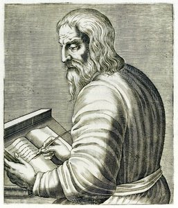 George de Trebizond, de Retratos verdadeiros  de André Thévet publicado em 1594 de Andre Thevet