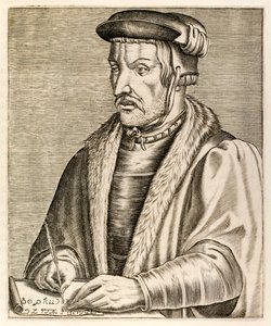 Heinrich Cornelius Agrippa, de Retratos verdadeiros  de André Thévet, publicado em 1584 de Andre Thevet