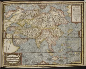 Mapa da Ásia, La Cosmographie Universelle d