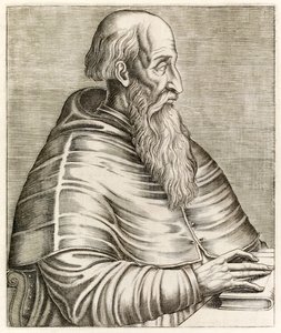 Pietro Bembo, de Retratos verdadeiros  de André Thévet (1516-1590) publicado em 1584 de Andre Thevet