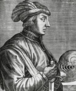 Retrato de Castruccio Castracani (ca 1281-1328), Senhor de Lucca, gravura de Les Vrais pourtraits et Vies des Hommes illustres de Andre Thevet