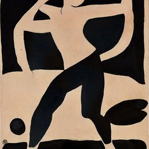 Figura abstrata dinâmica de André Viana