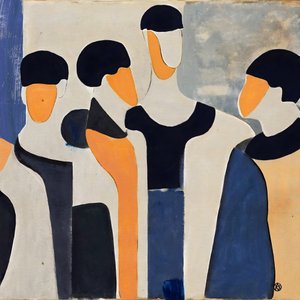 Figuras abstratas modernas de André Viana