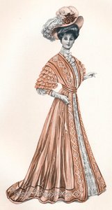 Uma ilustração do catálogo de uma dama eduardiana, c1908 de Andre and Sleigh