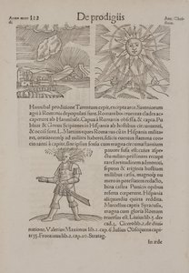 Página de "The prodigies &39;(Prodigies of Nature) de Conrad Lykosthenes