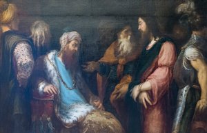 Jesus perante Herodes de Andrea Schiavone