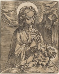 Madona e Criança, 159193. de Andrea Andreani