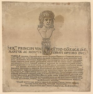 O Triunfo de Júlio César: Frontispício de Andrea Andreani