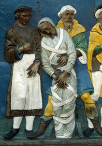 Enterrando os mortos, detalhe, 1526-28 de Andrea Della Robbia