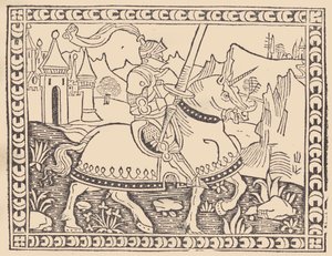 A Justa de Giuliano de Medici ..., c. 1495-1500 de Andrea Ghirlandi