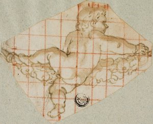 Putto com grinalda