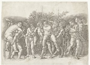 Bacanal com Silenus de Andrea Mantegna