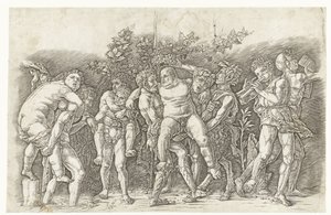 Bacanal com Silenus de Andrea Mantegna