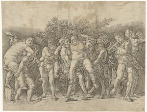 Bacanal com Sileno de Andrea Mantegna