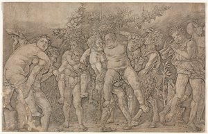 Bacanal com Sileno de Andrea Mantegna