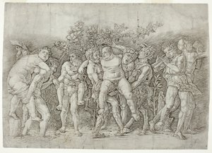 Bacanal com Sileno de Andrea Mantegna
