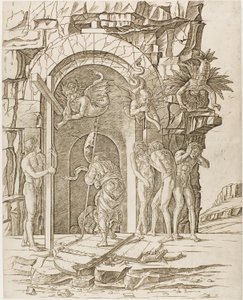 Descida ao Limbo de Andrea Mantegna