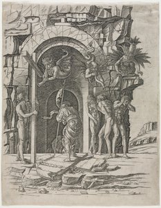 Descida ao Limbo, final dos anos 1460. de Andrea Mantegna
