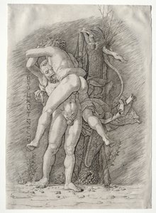 Hércules e Anteu, 1400. de Andrea Mantegna