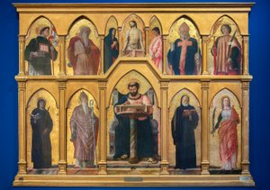 Políptico de São Lucas, 1453-55 de Andrea Mantegna