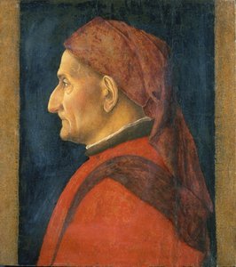 Retrato de um homem, 1450 de Andrea Mantegna