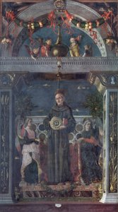 São Bernardino de Siena com Anjos de Andrea Mantegna