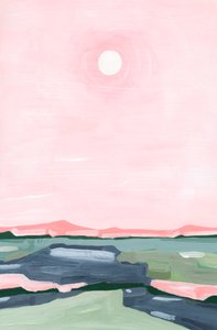 Strawberry sky, 2023 (acrílico sobre papel)