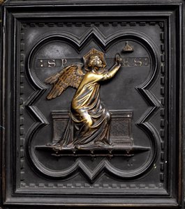 Esperança, painel A das Portas do Sul do Batistério de San Giovanni, 1336 (bronze)