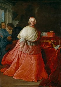 Retrato do cardeal Carlos de Borja e Centellas 1663-1733, após 1721.