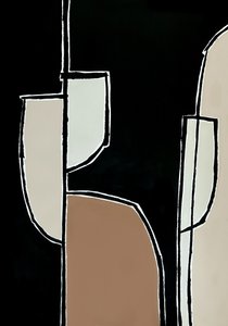 Abstrato de linhas simples