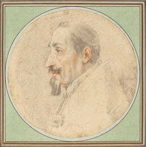 Papa Alexandre VII Desenho de Andrea Sacchi