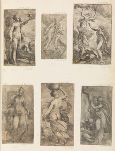 Apolo e Dafne, c. 1538-40. de Andrea Schiavone