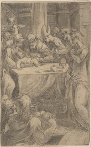 A circuncisão de Cristo, ca 1542-46. de Andrea Schiavone