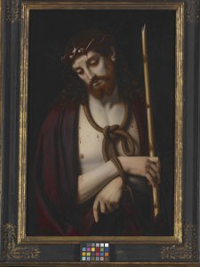 Ecce Homo (óleo sobre madeira) de Andrea Solario