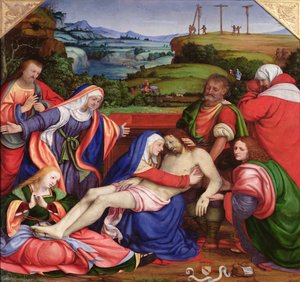 A Lamentação de Cristo, c.1504-07 (óleo sobre painel)