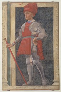 Farinata degli Uberti (d.1264) da série Villa Cadeucci de homens e mulheres famosos, c.1450 (ver 28492 para detalhes)