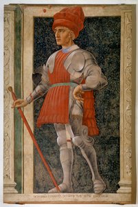 Retrato de Farinata degli Uberti, aristocrata italiana e líder militar (fresco