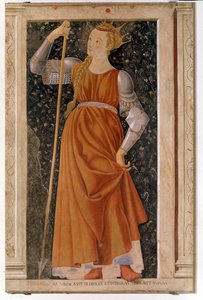 Tomyris, a rainha que reinou sobre as Massagetae (Fresco