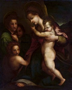 Nossa Senhora com o Menino Jesus e São João de Andrea del Sarto