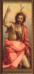 São João Batista, Altarpe de Santa Inês (Pintura,1525-1528) de Andrea del Sarto