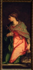 Santa Margarita de Antioquia, Altarpe de Santa Agnes (Pintura,1525-1528)