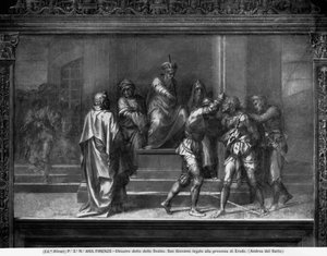 A Prisão de São João, c.1520 (fresco) de Andrea del Sarto