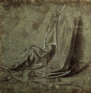Estudo da Drapery de Andrea del Verrocchio