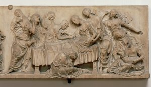 Alívio mostrando a morte de Francesca Tornabuoni de Andrea del Verrocchio