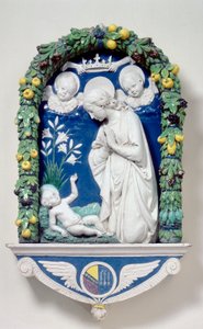 Virgem dos Lírios de Andrea Della Robbia