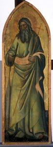 O Apóstolo André, c.1370 (tempera em madeira de choupo) de Andrea di Bonaiuto fl.1343 77 Andrea di Bonaiuto fl.1343 77