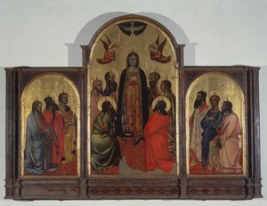 Pentecostes (tempera no painel) de Andrea di Cione Orcagna